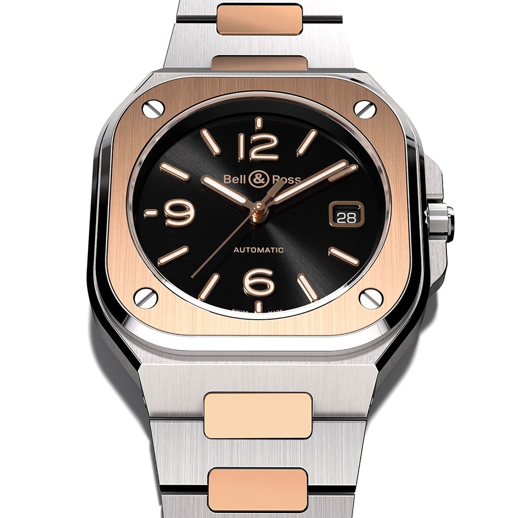 Bell and ross br05 gold 2025